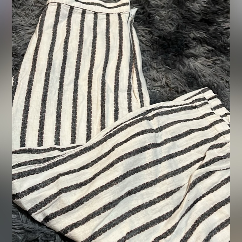 Striped Wide Leg Pants